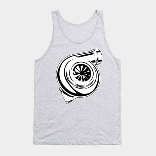 TURBO CHARGER Car part jdm illustration Tank Top